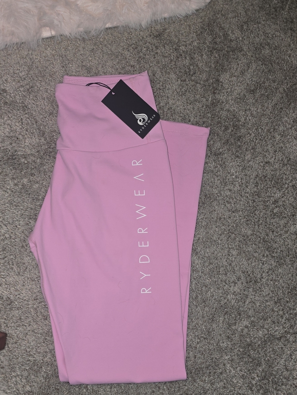 Ryderwear Light Pink High-Waist Scrunch Bum Fitness Leggings